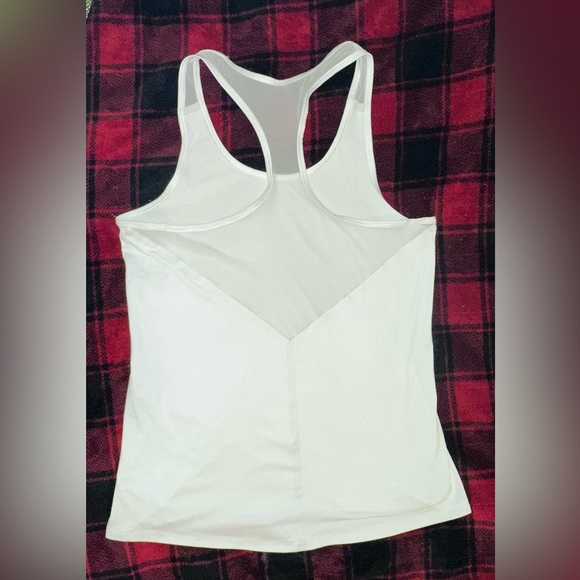 Athleta Light Mint Green Mesh Racerback Tank Top - Picture 3 of 3